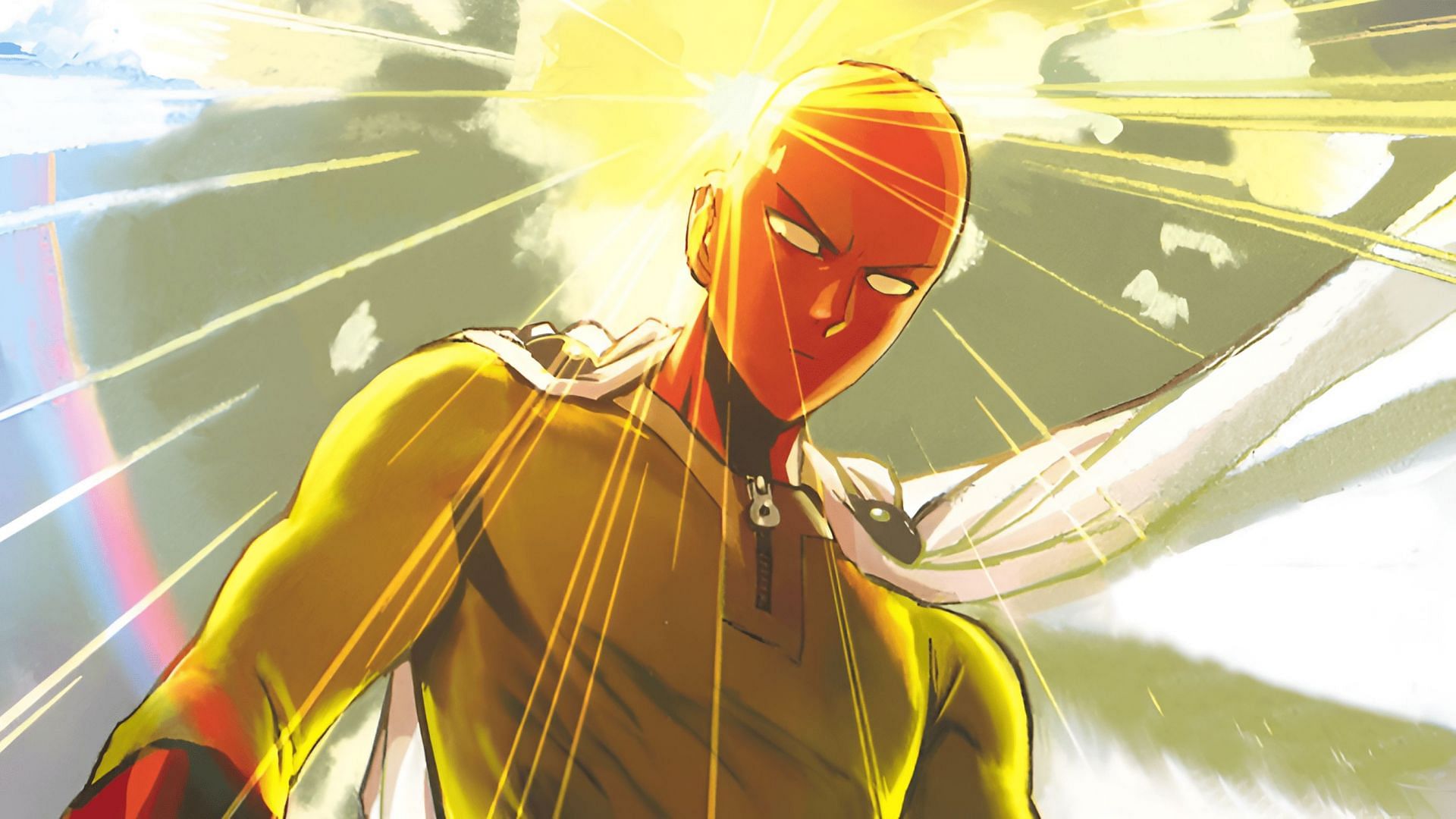 Saitama as seen in One Punch Man manga (Image via Shueisha)